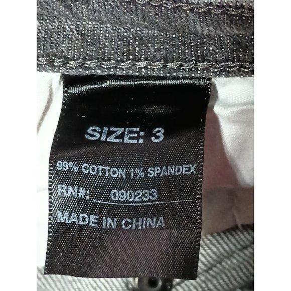 Fox Jeans Junior Size 3 Light Wash Black Denim Skinny Jeans Low Rise - Picture 8 of 14